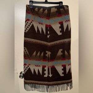 True Grit Vintage Western Aztec Cowgirl Skirt